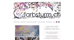 Desktop Screenshot of farbsturm.ch