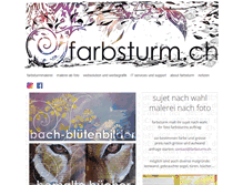 Tablet Screenshot of farbsturm.ch